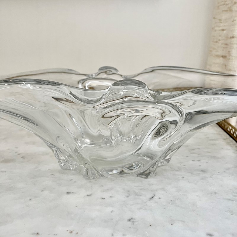 X-Large Mid Century French Crystal Bowl-the-vintage-entertainer-img-0290-main-638372981645055513.jpeg