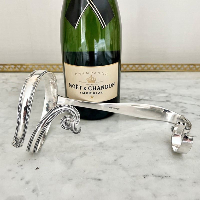 Silver Plated Champagne Or Wine Bottle Handle By William Hutton-the-vintage-entertainer-img-6338-main-638282427941165290.jpeg