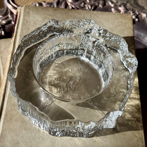 Tapio Wirkkala For Iitalla Glass Dish C1972