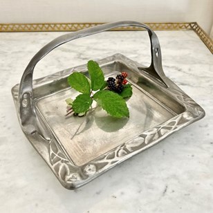 Art Nouveau Kayserzinn Pewter Baske...