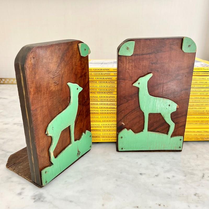 Decorative Art Deco Wooden Bookends-the-vintage-entertainer-img-8074-main-638313394228887889.jpeg