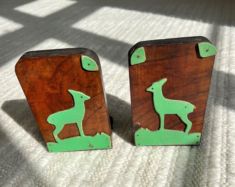 Decorative Art Deco Wooden Bookends-the-vintage-entertainer-img-8079-main-638313394373573538.jpeg