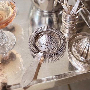 Art Deco Silver Plated Cocktail Bon...