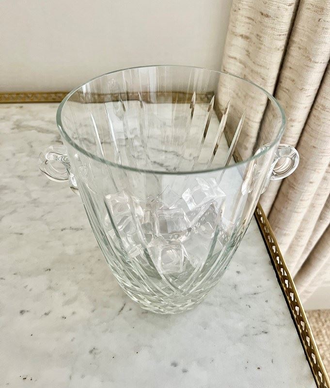 French Crystal Wine Cooler Or Ice Bucket-the-vintage-entertainer-img-9153-main-638332426459144919.jpeg