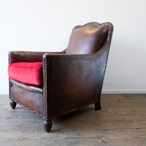 Leather Club Chair 