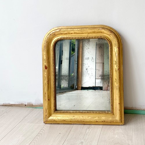 Small Gilt Arch Louis Philippe Mirror