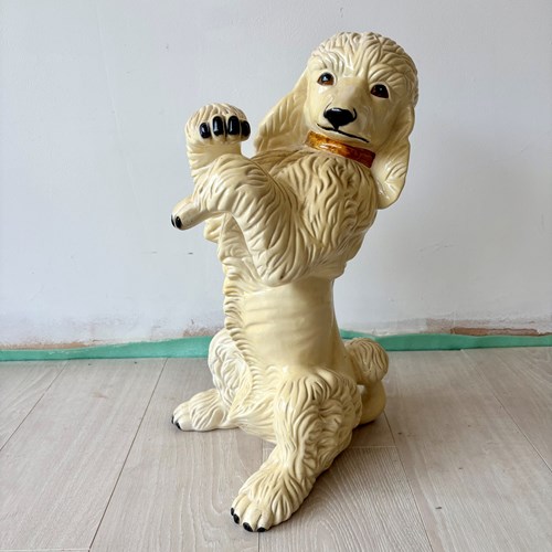 Vintage Poodle Statue