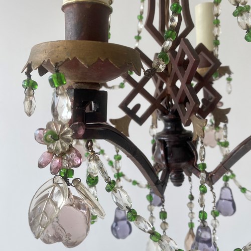 Antique French Chandelier Apples And Pears
