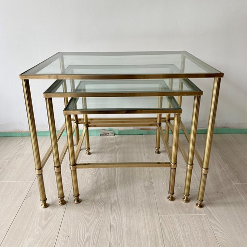 Quality Nest Of Brass Tables