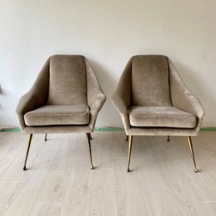 Pair Of Vintage Italian Cocktail Ar...
