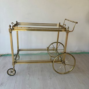 Classic Vintage French Brass Drinks...