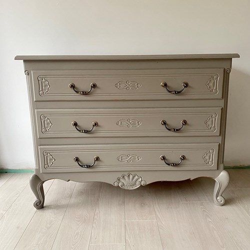 Painted Vintage French Chest Of Drawers