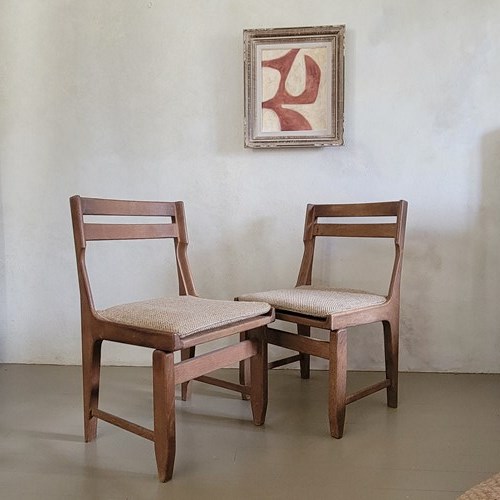 Pair Of Guillerme Et Chambron Chairs