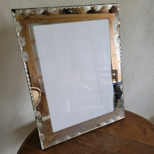 A Large French Mirrored Frame