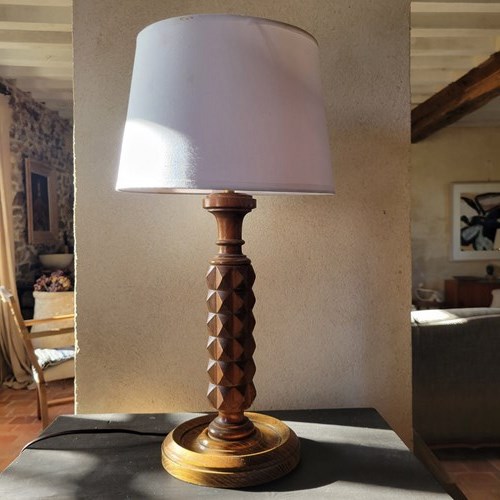 French Charles Dudouyt Style Table Lamp