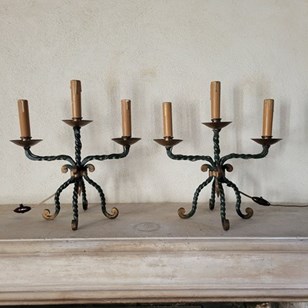 A Pair Of French 40S Candelabra 