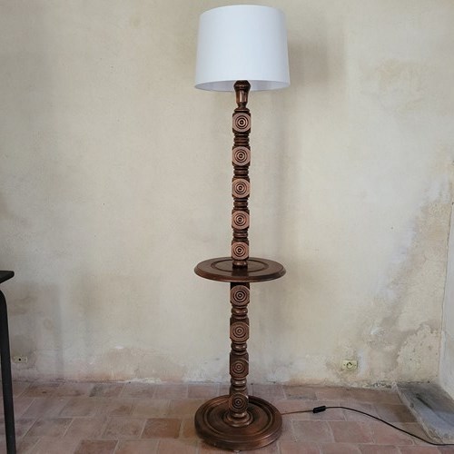 French Charles Dudouyt Style Floor Lamp 