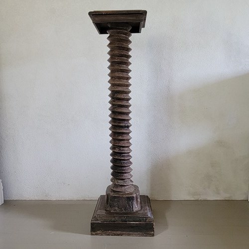 A French Charles Dudouyt Style Pedestal 