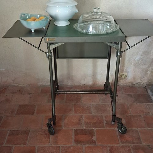 An French Flambo Typing Table