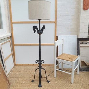 French 1950'S Marolles Iron Rooster...