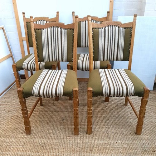 Danish Dining Chairs Attrib. To Henning Kjaernulf