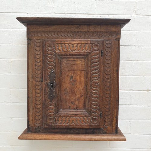 An 18Th Century Scandinavian Wall Cabinet