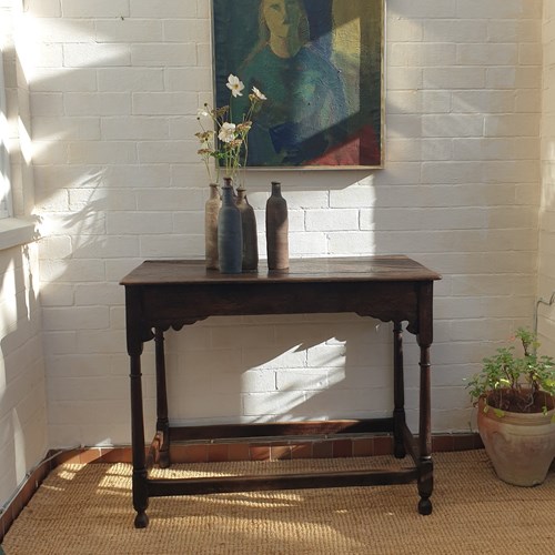 Oak Console Table 18Th Century