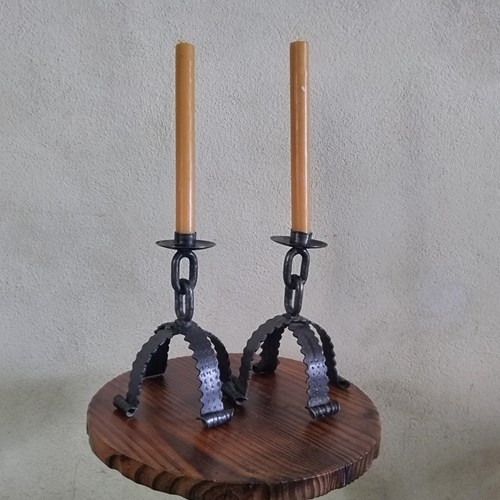 Spanish Brutalist Candle Holders 1960'S