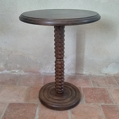 French Side Table, Charles Dudouyt Style 1950'S