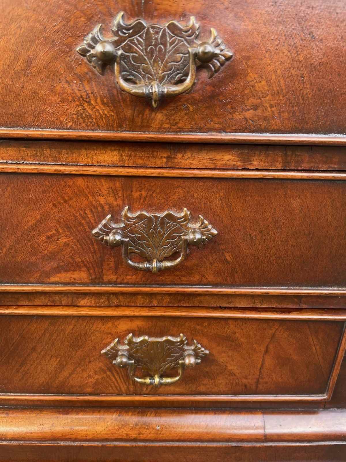 Drawn Rag Pair Walnut 4 Draw Bedside Chests Bedside Tables Bedside Chest - The ...