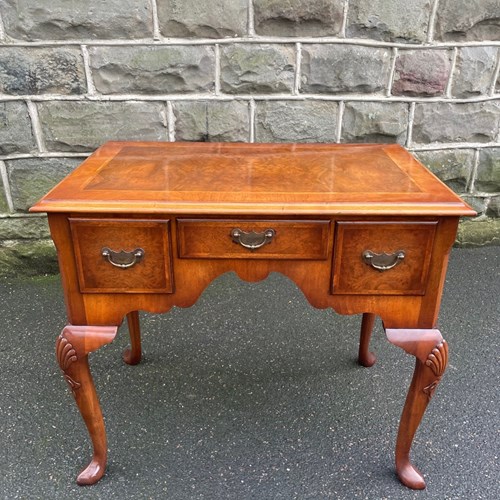 Antique Burr Walnut Lowboy Side Table