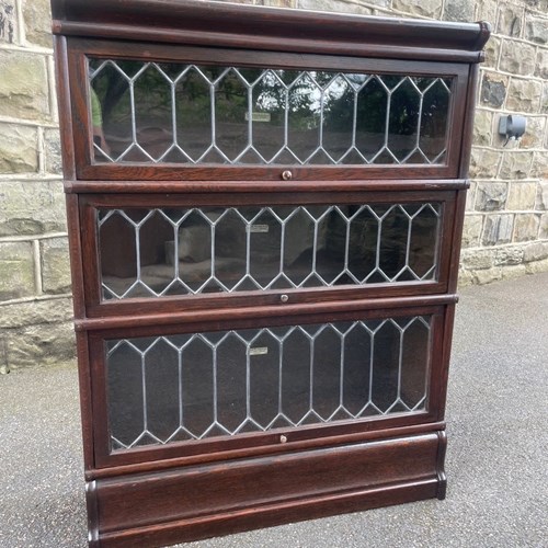 Antique Oak Globewernicke Stacking Library Bookcase