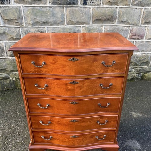 Antique Burr Walnut Chest Draws