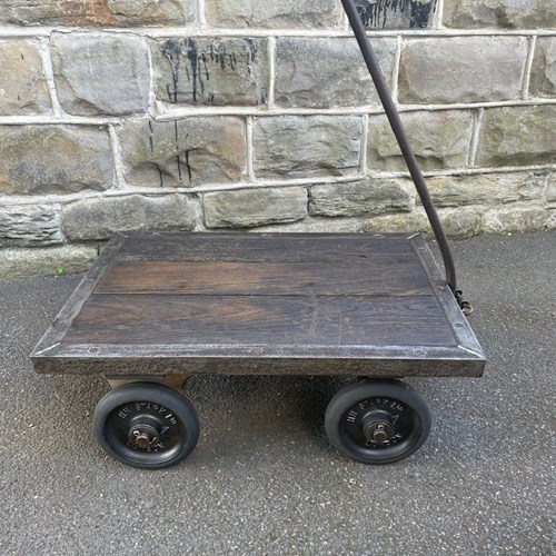 Antique Bullion Cart / Trolley By H H Stark Ltd London