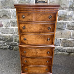 Quality Walnut Chest Of Drawers Tal...