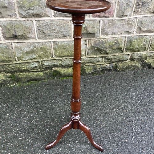 Quality Mahogany Plant Stand Torchiere