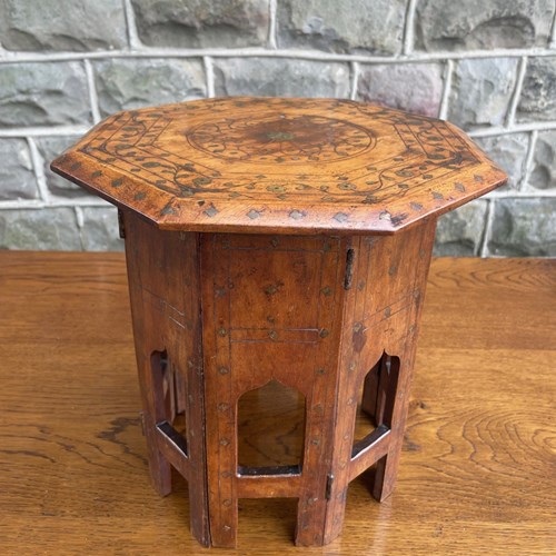 Antique Anglo Indian Inlaid Folding Table