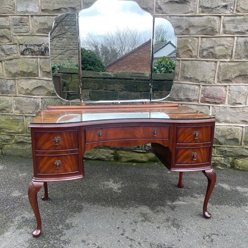 Antique Walnut Dressing Table