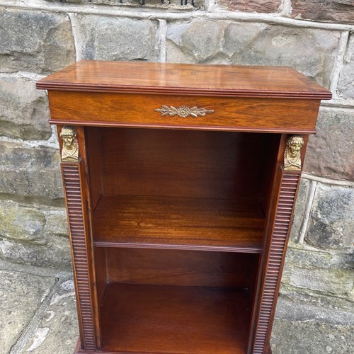 Antique Rosewood Small Open Bookcase Bookshelves