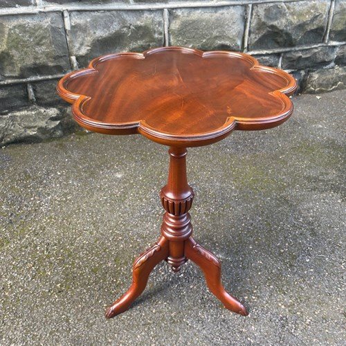 Antique Mahogany Tripod Wine Table