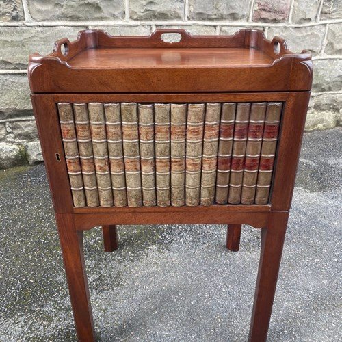 Antique Mahogany Bedside Table