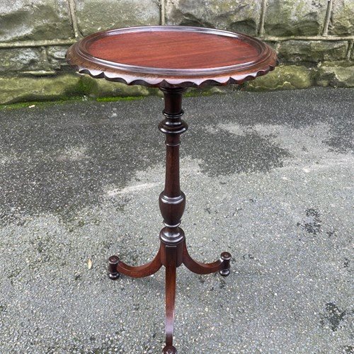 Antique Mahogany Tripod Wine Table