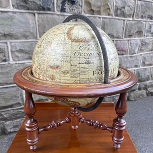 Antique  Table Top Library Globe