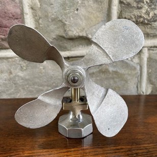 Unusual Propellor Car Mascot