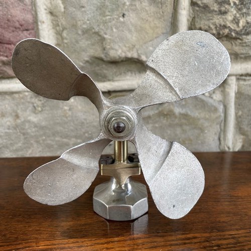 Unusual Propellor Car Mascot