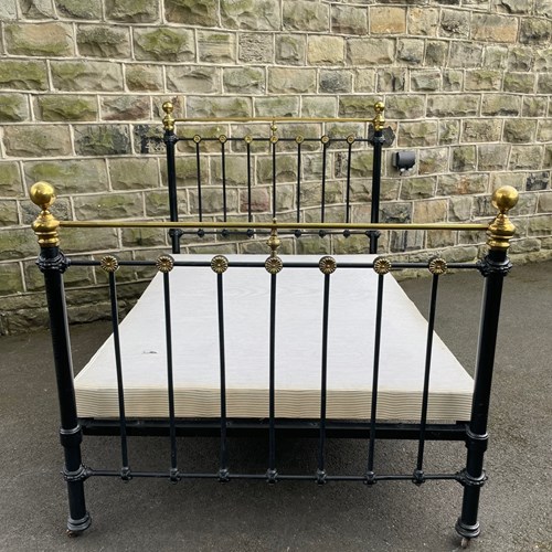 Victorian Brass & Iron Double Bed