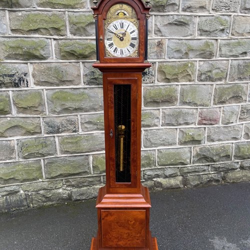 Quality Burr Walnut Granddaughter Clock