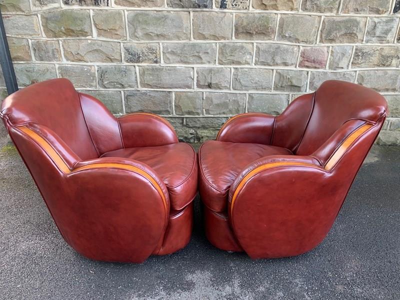 Pair Art Deco Walnut & Leather Cloud Club Chairs-town-house-traders-thumbnail-img-2873-main-638316223567192013.jpg