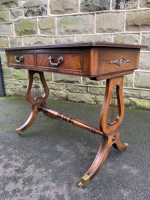 Antique Walnut Leather Top Writing Table Library Table-town-house-traders-thumbnail-img-3641-1-main-638357521657561492.jpg