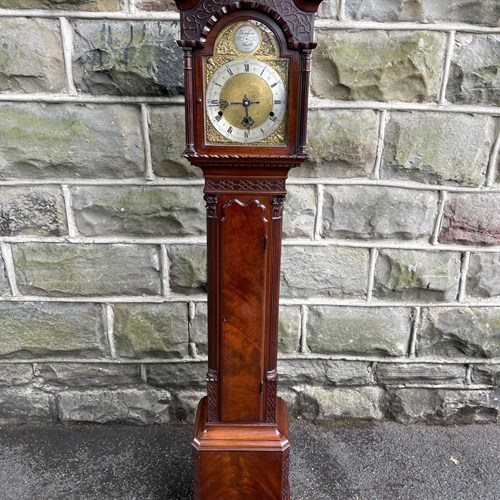 Fine Quality Antique Mahogany Granddaughter Clock